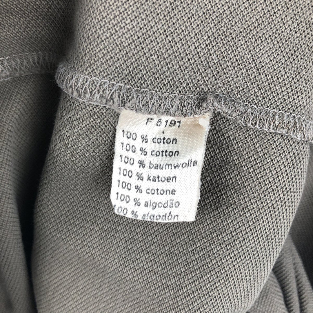 Lacoste LACOSTE short sleeve polo shirt size 3, men's size S cotton gray type Vintage Second Hand