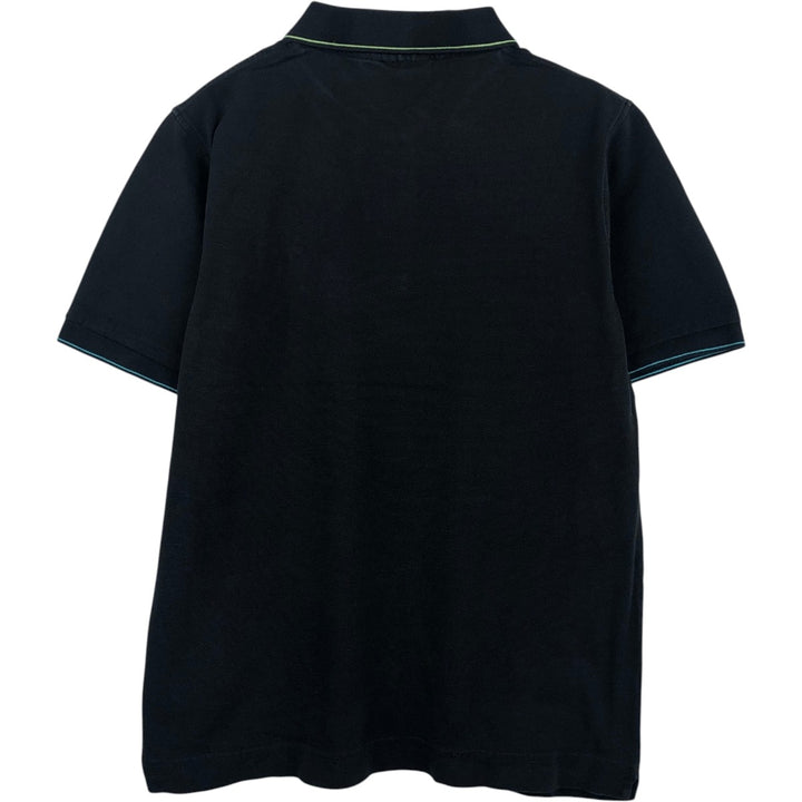 Lacoste LACOSTE SPORT short sleeve polo shirt, men's size M cotton black type Vintage Second Hand