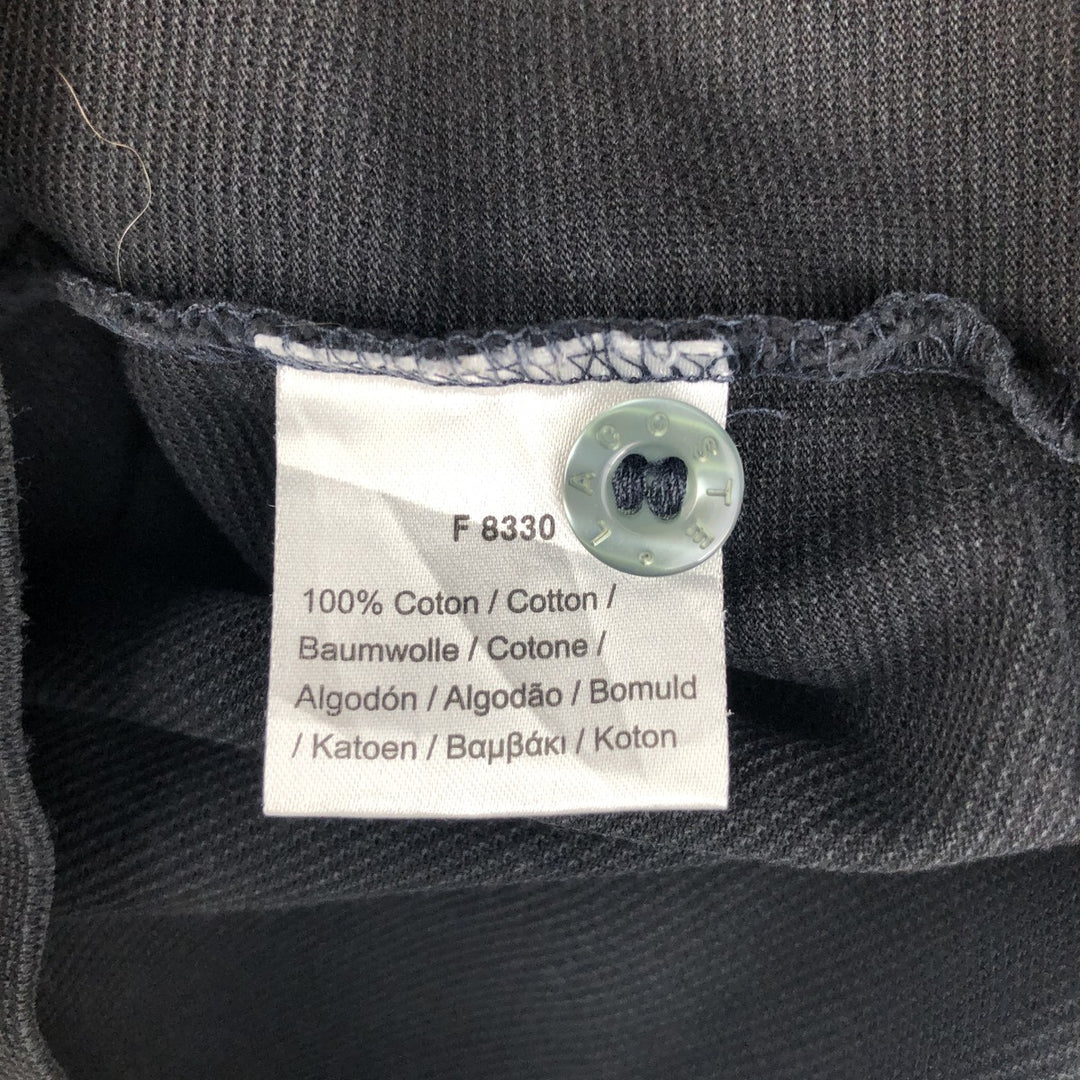Lacoste LACOSTE SPORT short sleeve polo shirt, men's size M cotton black type Vintage Second Hand