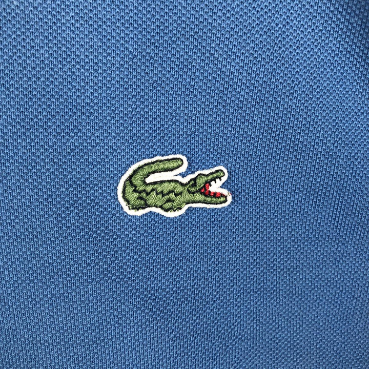 Lacoste LACOSTE short sleeve polo shirt size 3, men's size S cotton blue type Vintage Second Hand