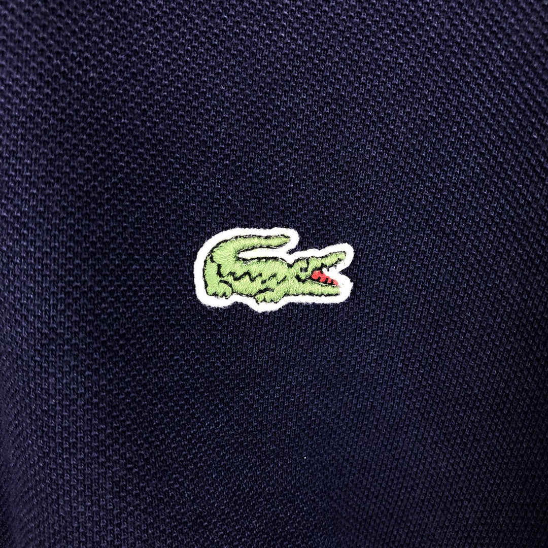 Lacoste LACOSTE Short Sleeve Polo Shirt Size 6 Men's XL cotton navy blue type Vintage Second Hand