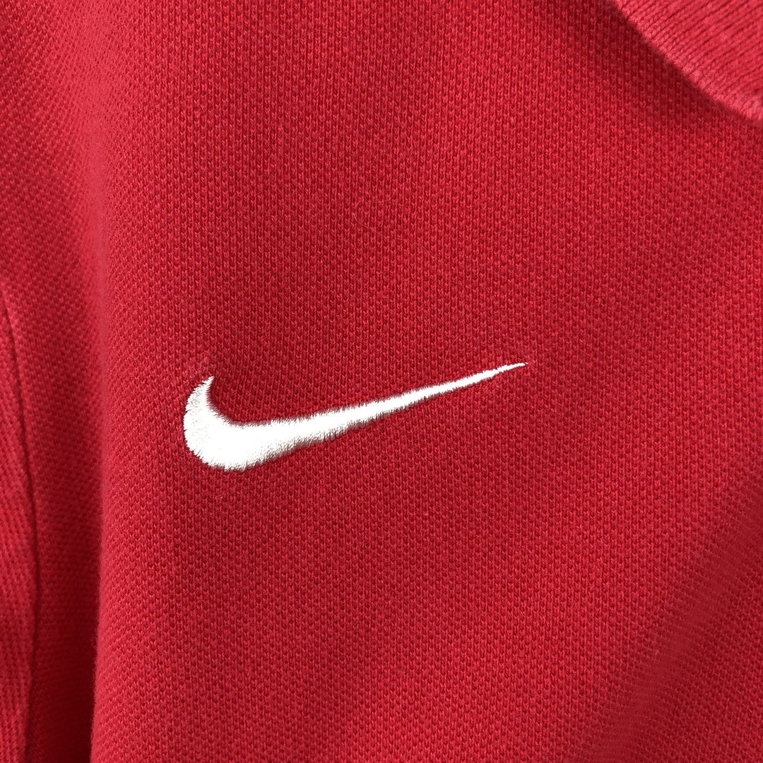 Nike DRI-FIT Premier League Arsenal FC Short-Sleeve Polo Shirt (Men's Size S) polyester red type Vintage Second Hand
