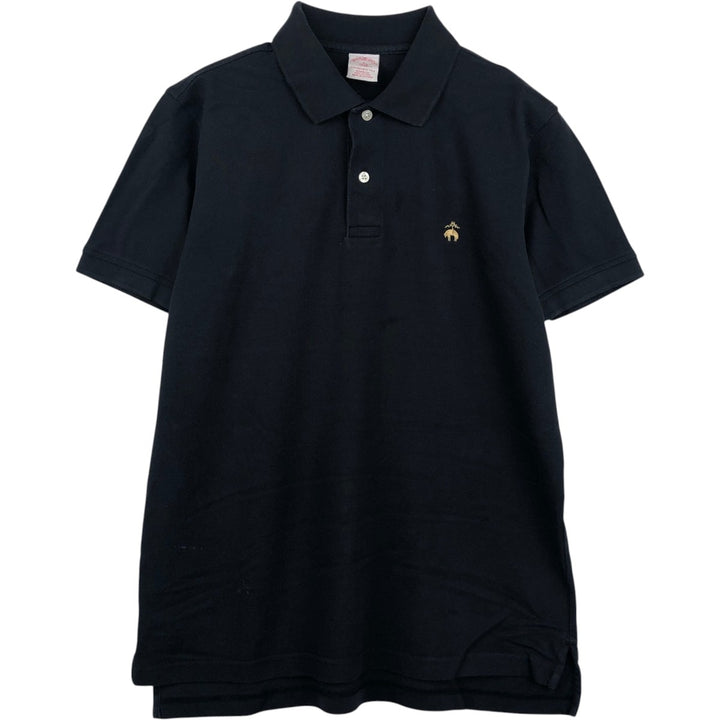 Brooks Brothers 1818 short sleeve polo shirt, size S for men cotton black type Vintage Second Hand