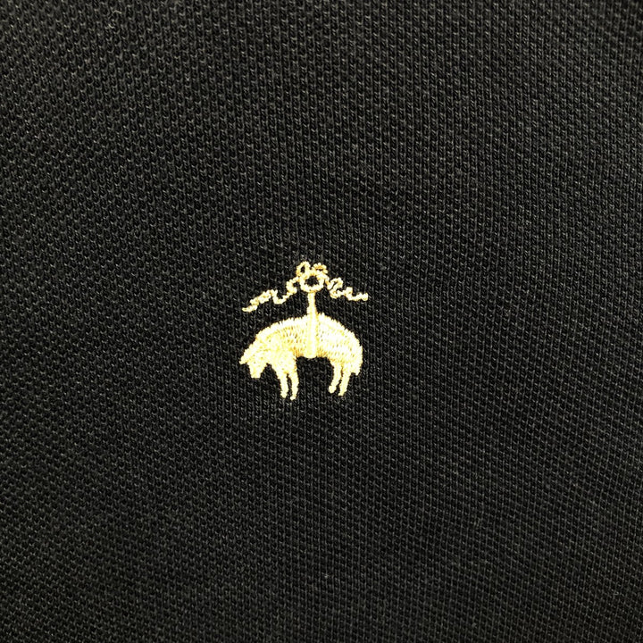 Brooks Brothers 1818 short sleeve polo shirt, size S for men cotton black type Vintage Second Hand