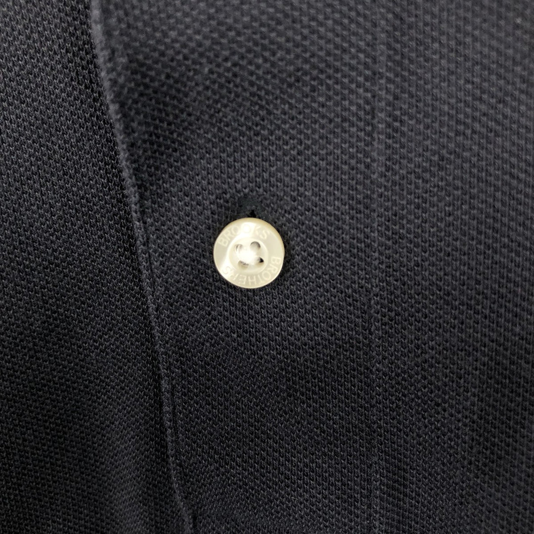 Brooks Brothers 1818 short sleeve polo shirt, size S for men cotton black type Vintage Second Hand
