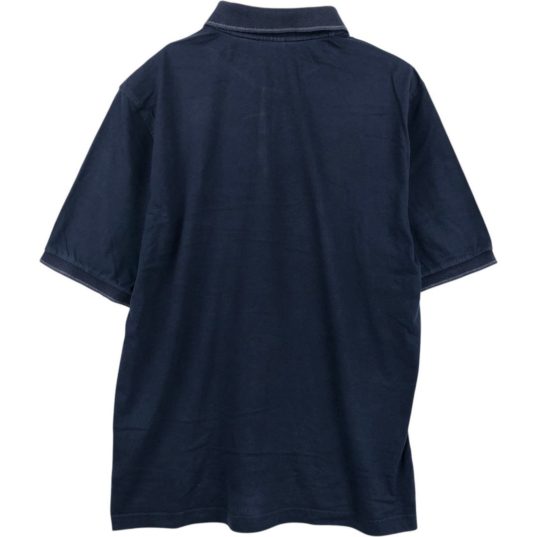 Brooks Brothers 346 short sleeve polo shirt, men's size L cotton navy blue type Vintage Second Hand