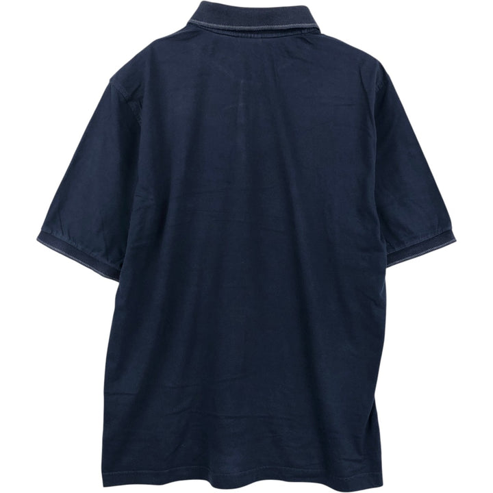 Brooks Brothers 346 short sleeve polo shirt, men's size L cotton navy blue type Vintage Second Hand
