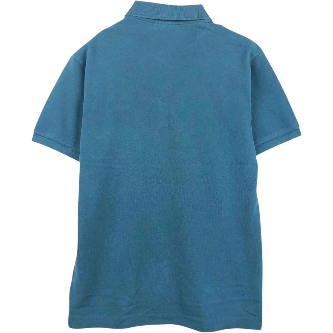 Lacoste Classic Fit short sleeve polo shirt size 4, men's M size cotton Green type dark green Vintage Second Hand