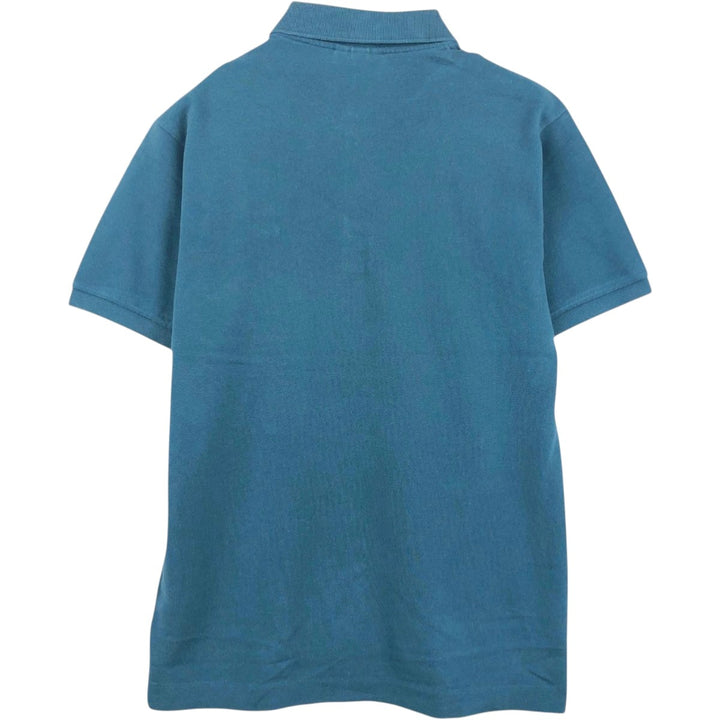 Lacoste Classic Fit short sleeve polo shirt size 4, men's M size cotton Green type dark green Vintage Second Hand