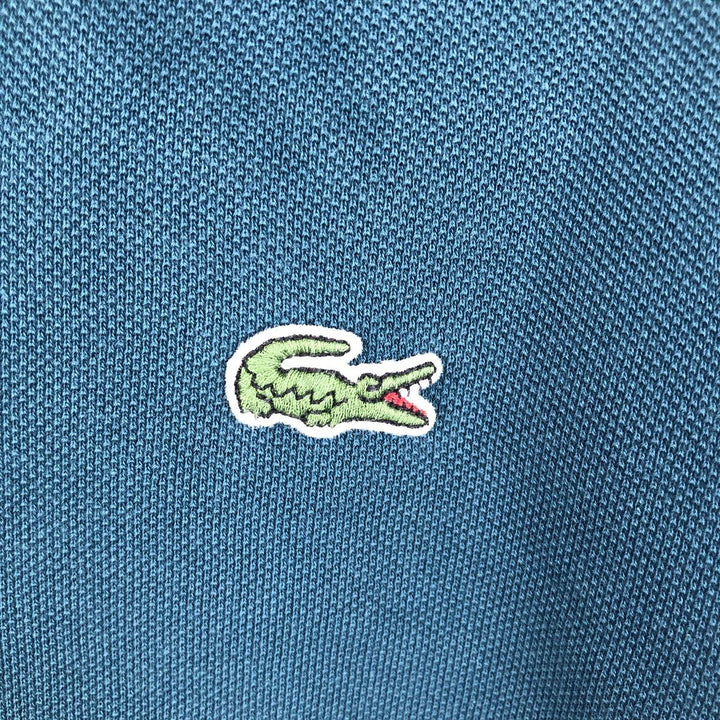 Lacoste Classic Fit short sleeve polo shirt size 4, men's M size cotton Green type dark green Vintage Second Hand