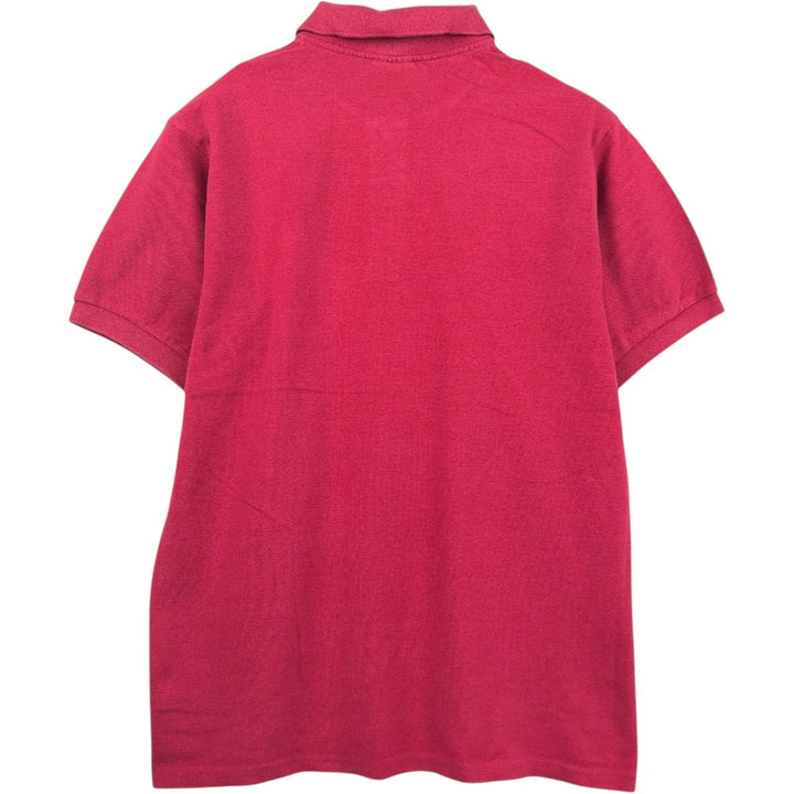 Lacoste LACOSTE Short Sleeve Polo Shirt Size 5 Men's L cotton Red type red-purple Vintage Second Hand