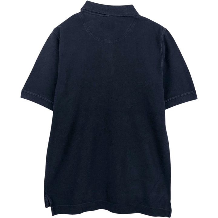 90s-00'S Timberland short-sleeved polo shirt, men's size M equivalent, vintage. cotton navy blue type Vintage Second Hand