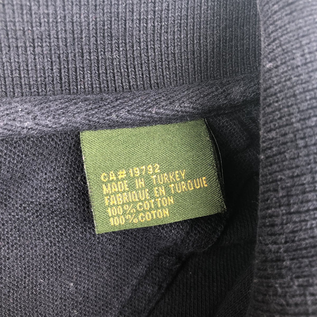 90s-00'S Timberland short-sleeved polo shirt, men's size M equivalent, vintage. cotton navy blue type Vintage Second Hand