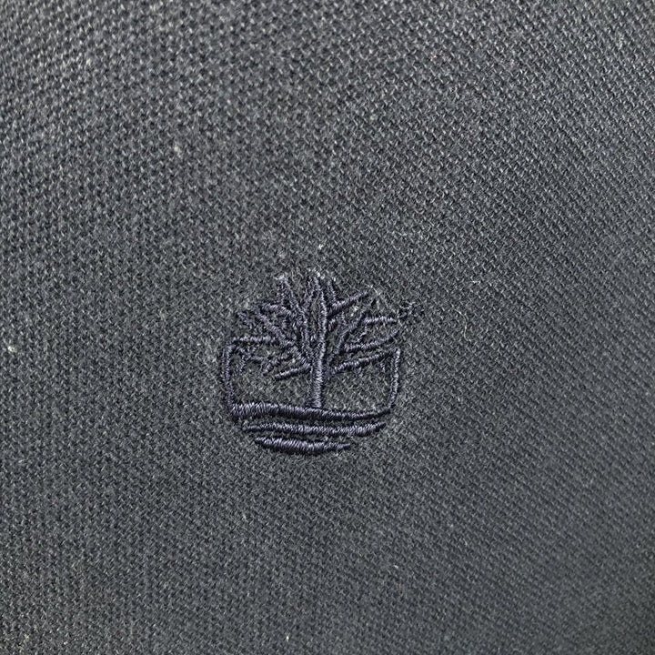 90s-00'S Timberland short-sleeved polo shirt, men's size M equivalent, vintage. cotton navy blue type Vintage Second Hand
