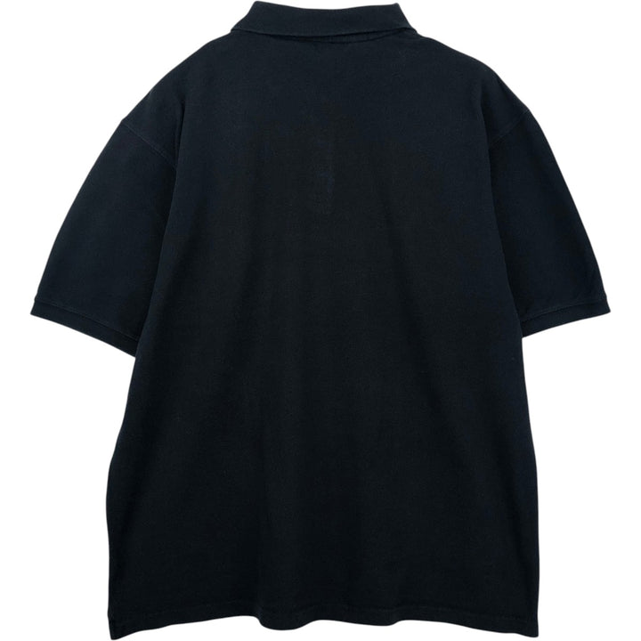 Eddie Bauer Short-Sleeve Polo Shirt, Men's Size L (approx.) cotton black type Vintage Second Hand