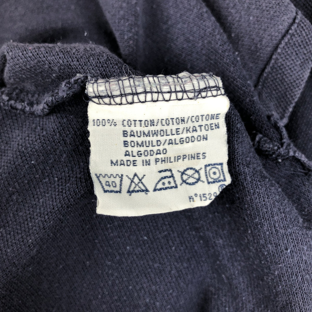 Ralph Lauren POLO by Ralph Lauren CUSTOM FIT short sleeve polo shirt, men's M size cotton navy blue type Vintage Second Hand