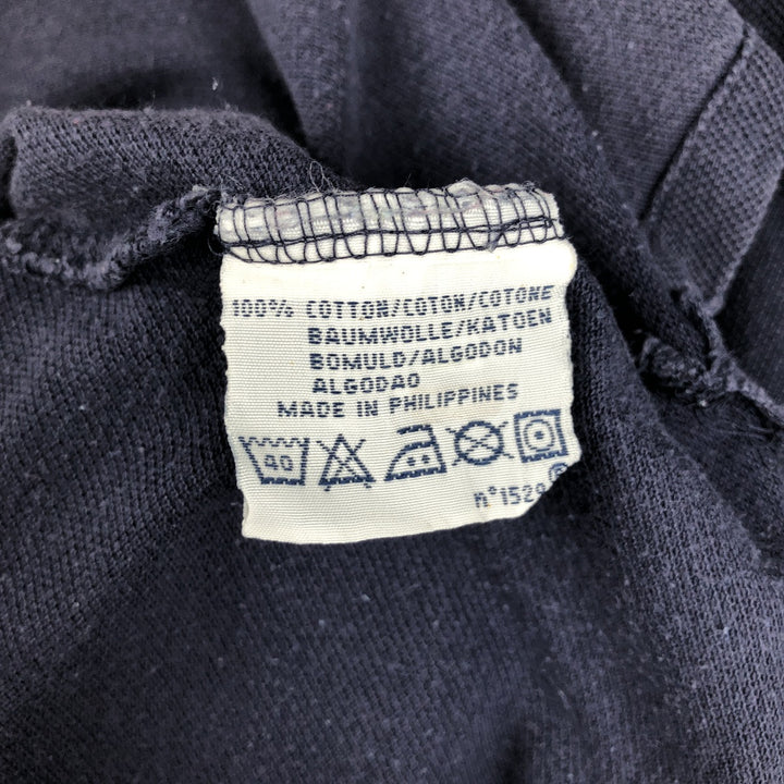 Ralph Lauren POLO by Ralph Lauren CUSTOM FIT short sleeve polo shirt, men's M size cotton navy blue type Vintage Second Hand