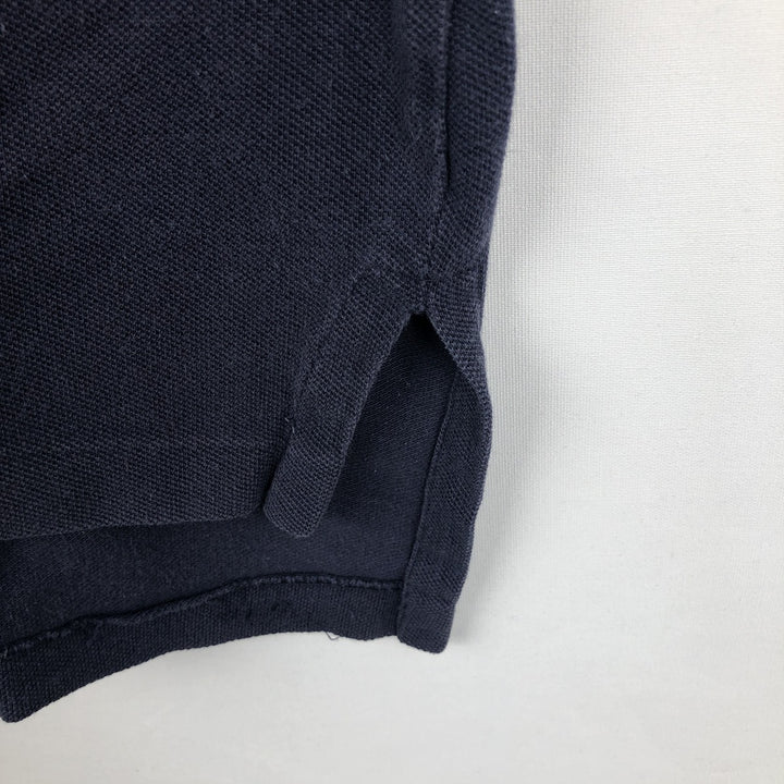 Ralph Lauren POLO by Ralph Lauren CUSTOM FIT short sleeve polo shirt, men's M size cotton navy blue type Vintage Second Hand