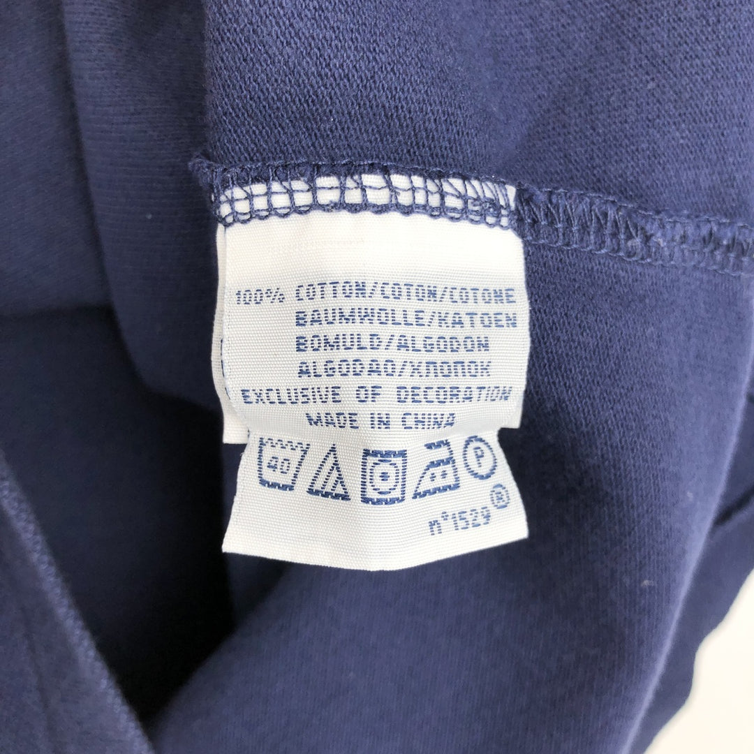 Ralph Lauren POLO by Ralph Lauren SLIM FIT Short-Sleeve Polo Shirt (Men's Size L equivalent) cotton navy blue type Vintage Second Hand