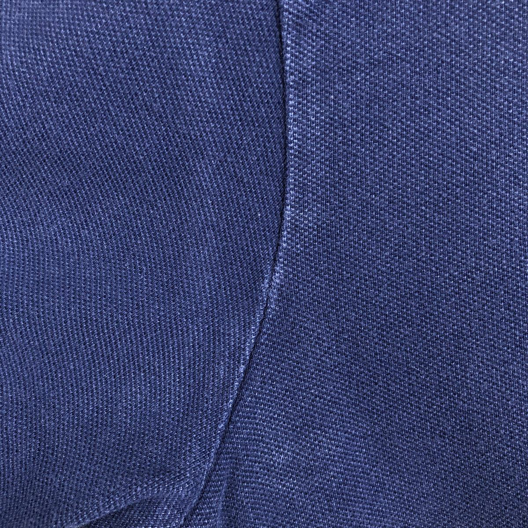 Ralph Lauren POLO by Ralph Lauren SLIM FIT Short-Sleeve Polo Shirt (Men's Size L equivalent) cotton navy blue type Vintage Second Hand