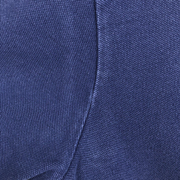Ralph Lauren POLO by Ralph Lauren SLIM FIT Short-Sleeve Polo Shirt (Men's Size L equivalent) cotton navy blue type Vintage Second Hand