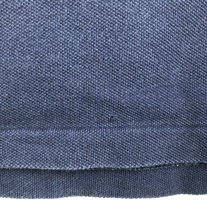 Ralph Lauren POLO by Ralph Lauren SLIM FIT Short-Sleeve Polo Shirt (Men's Size L equivalent) cotton navy blue type Vintage Second Hand