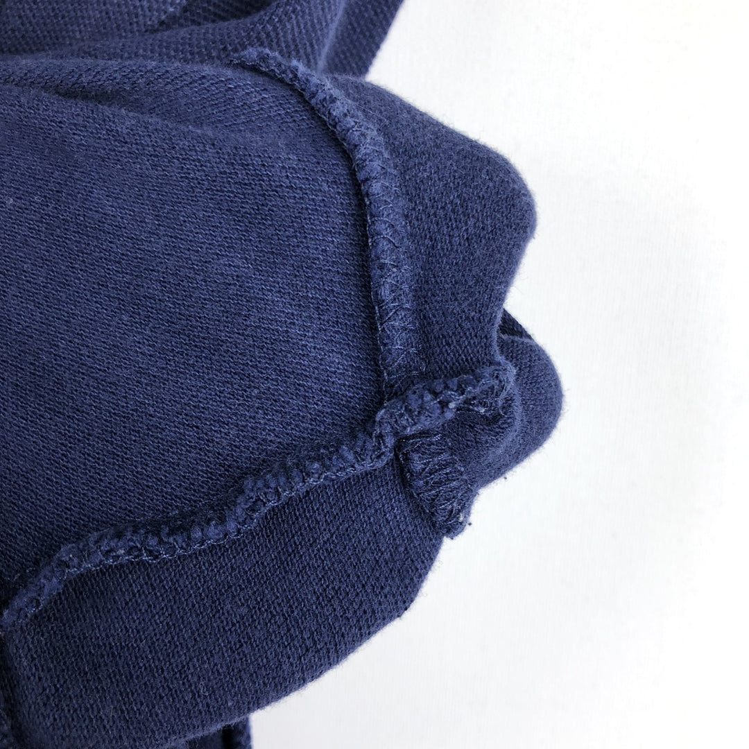 Ralph Lauren POLO by Ralph Lauren SLIM FIT Short-Sleeve Polo Shirt (Men's Size L equivalent) cotton navy blue type Vintage Second Hand