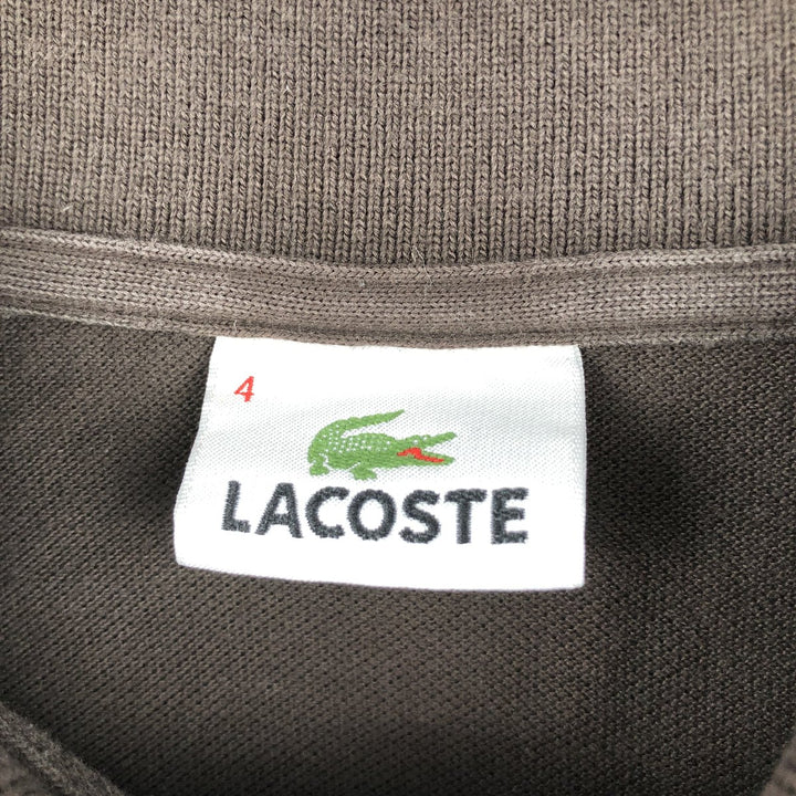 Lacoste LACOSTE Short Sleeve Polo Shirt Size 4 Men's M cotton black type Vintage Second Hand