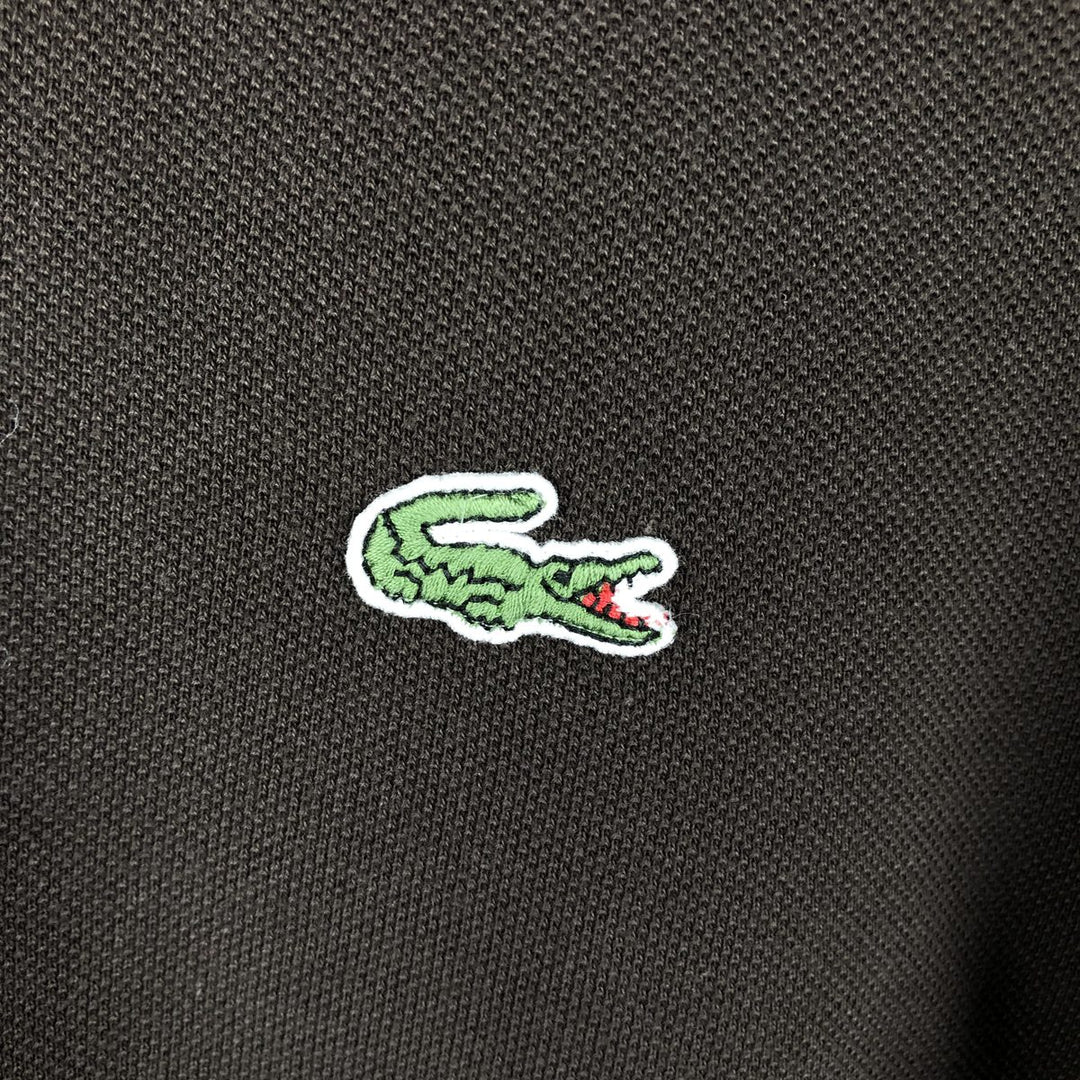 Lacoste LACOSTE Short Sleeve Polo Shirt Size 4 Men's M cotton black type Vintage Second Hand