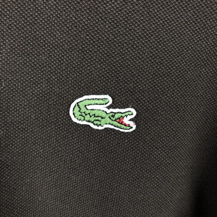 Lacoste LACOSTE Short Sleeve Polo Shirt Size 4 Men's M cotton black type Vintage Second Hand