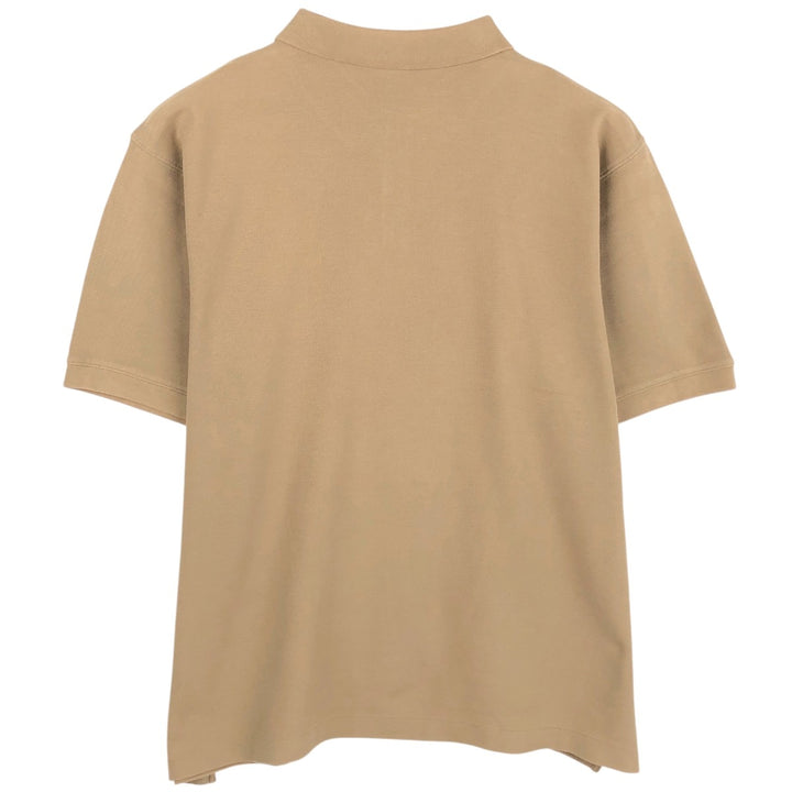 2000'S Patagonia Organic Cotton Short-Sleeve Polo Shirt, Men's Size M (approx.) cotton Beige type Vintage Second Hand