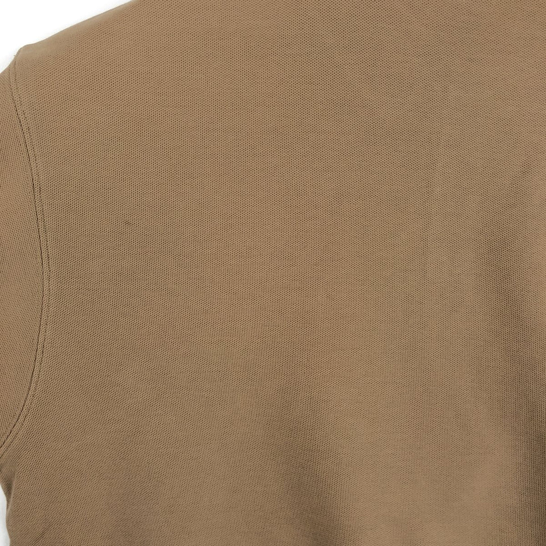 2000'S Patagonia Organic Cotton Short-Sleeve Polo Shirt, Men's Size M (approx.) cotton Beige type Vintage Second Hand