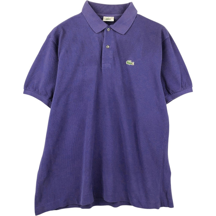 Lacoste LACOSTE Short Sleeve Polo Shirt Size 5 Men's L cotton blue type Vintage Second Hand