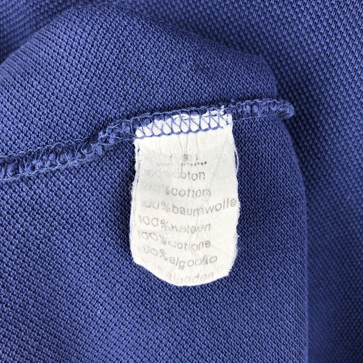 Lacoste LACOSTE Short Sleeve Polo Shirt Size 5 Men's L cotton blue type Vintage Second Hand