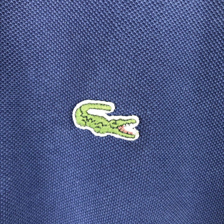Lacoste LACOSTE Short Sleeve Polo Shirt Size 5 Men's L cotton blue type Vintage Second Hand