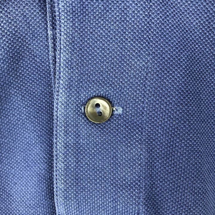 Lacoste LACOSTE Short Sleeve Polo Shirt Size 5 Men's L cotton blue type Vintage Second Hand