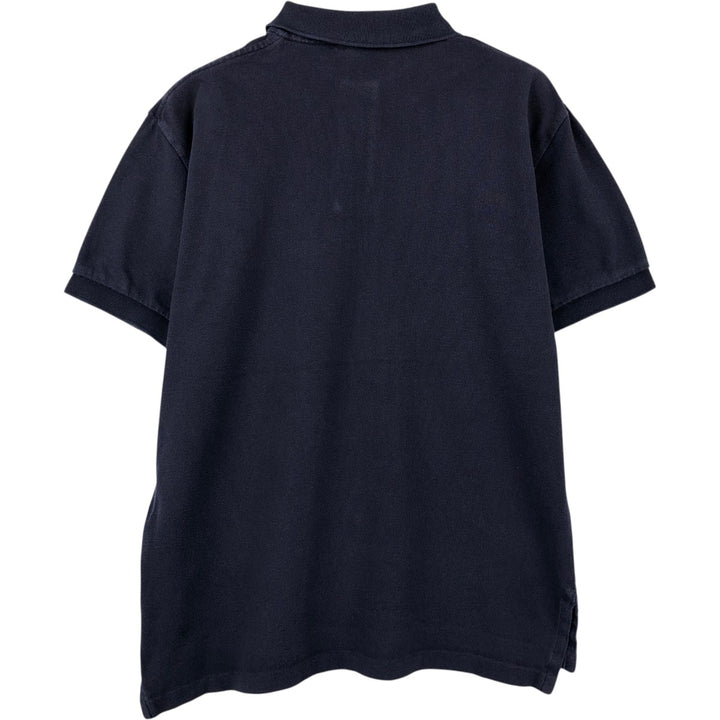 Ralph Lauren POLO by Ralph Lauren short sleeve polo shirt, men's size M cotton navy blue type Vintage Second Hand