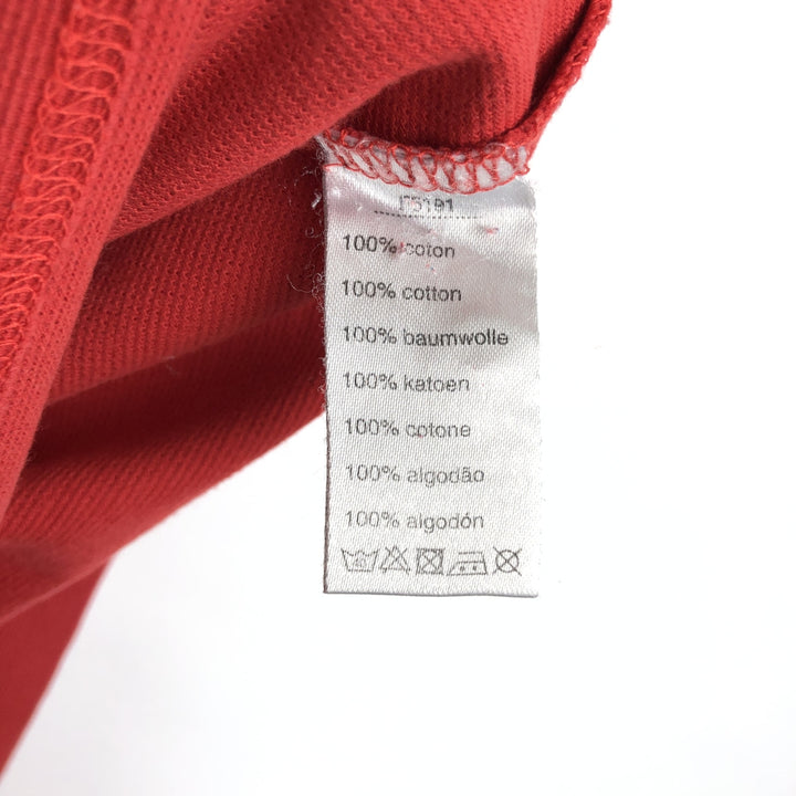Lacoste Sport Short-Sleeve Polo Shirt, Size 4 (Men's M equivalent) cotton red type Vintage Second Hand