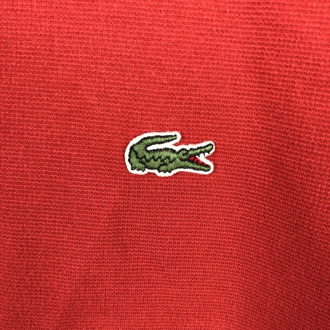 Lacoste Sport Short-Sleeve Polo Shirt, Size 4 (Men's M equivalent) cotton red type Vintage Second Hand