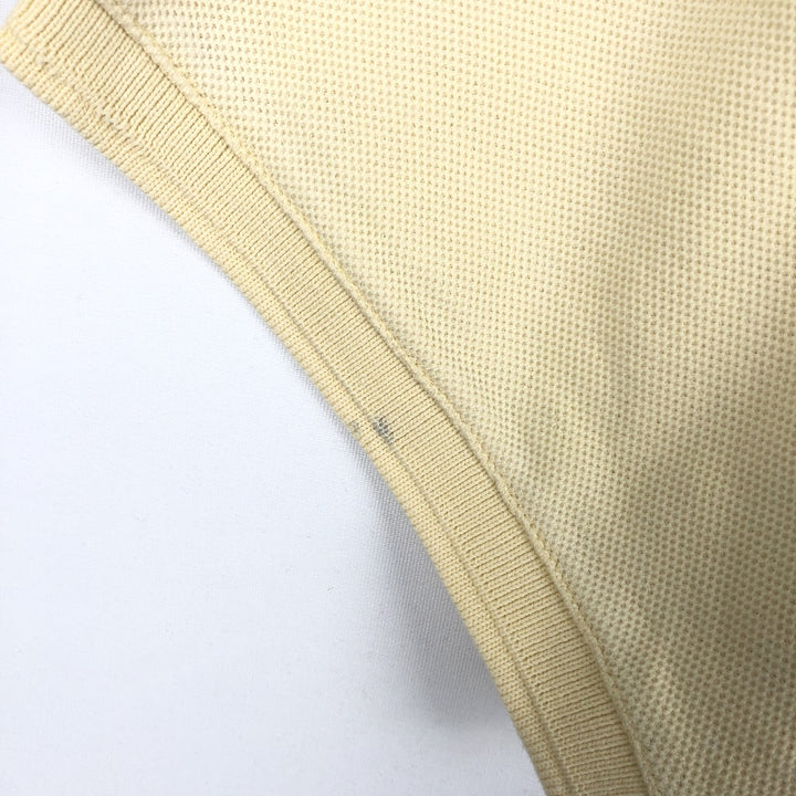 1980'S Eddie Bauer Short-Sleeve Polo Shirt, Made in USA, Men's Size XL (Equivalent), Vintage cotton unbleached Vintage Second Hand