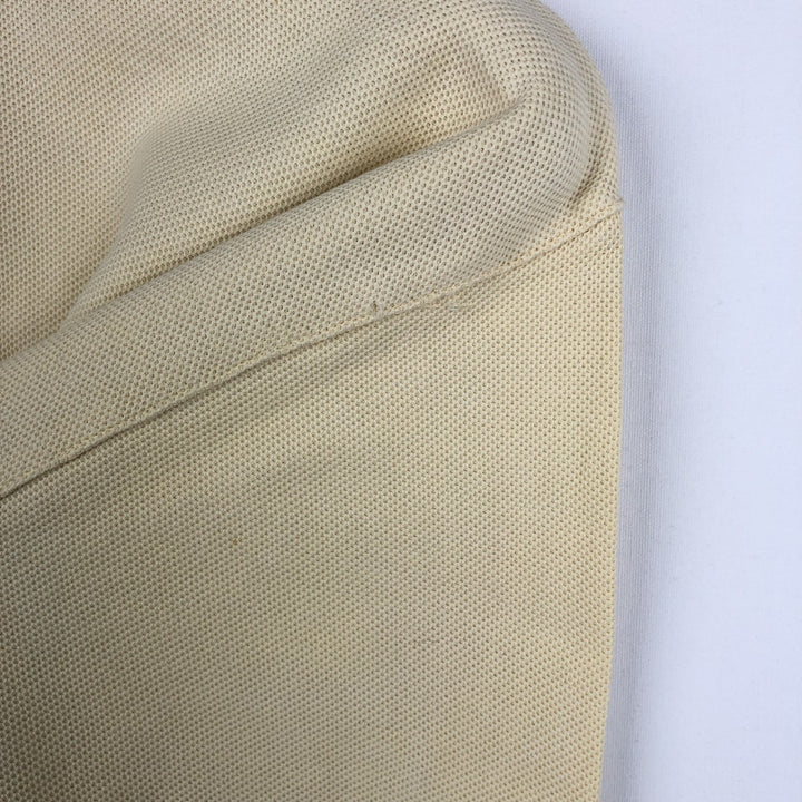 1980'S Eddie Bauer Short-Sleeve Polo Shirt, Made in USA, Men's Size XL (Equivalent), Vintage cotton unbleached Vintage Second Hand