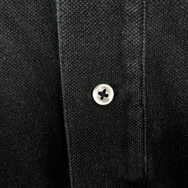 Ralph Lauren POLO by Ralph Lauren short sleeve polo shirt, size S for men cotton black type Vintage Second Hand