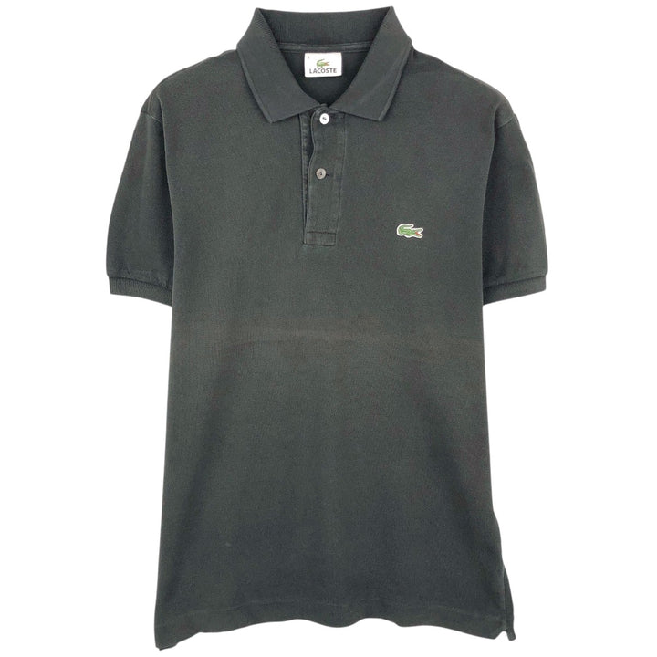 Lacoste LACOSTE Short-Sleeve Polo Shirt, Men's Size S (approx.) cotton black type Vintage Second Hand