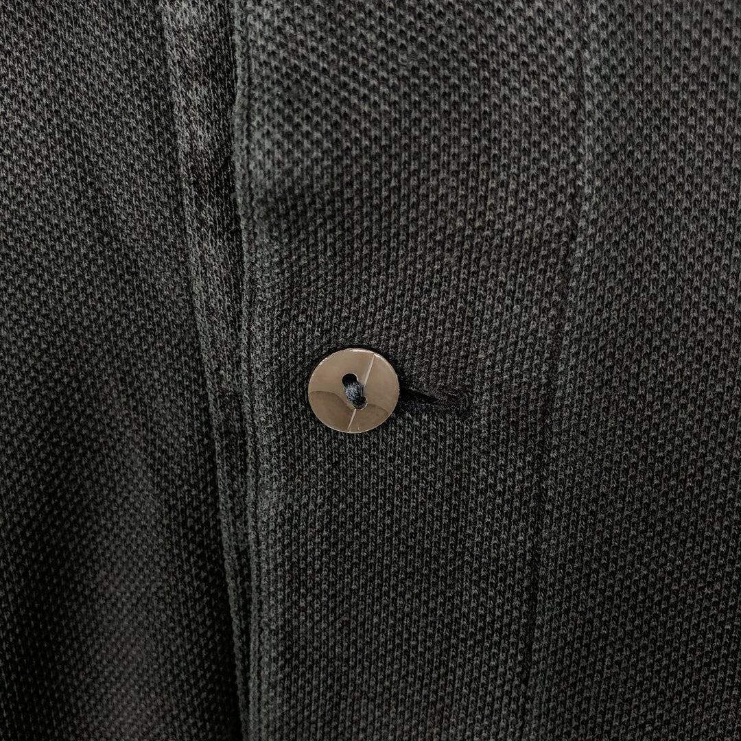 Lacoste LACOSTE Short-Sleeve Polo Shirt, Men's Size S (approx.) cotton black type Vintage Second Hand
