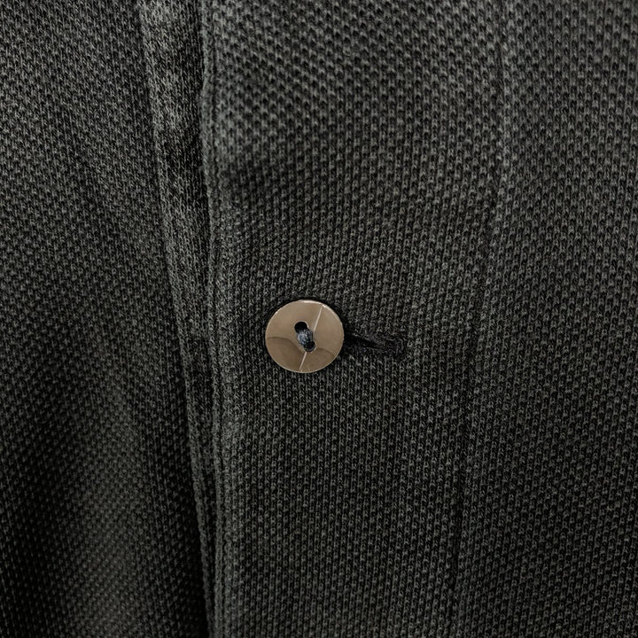 Lacoste LACOSTE Short-Sleeve Polo Shirt, Men's Size S (approx.) cotton black type Vintage Second Hand
