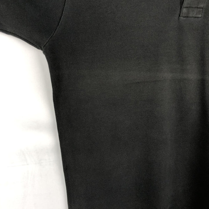 Lacoste LACOSTE Short-Sleeve Polo Shirt, Men's Size S (approx.) cotton black type Vintage Second Hand