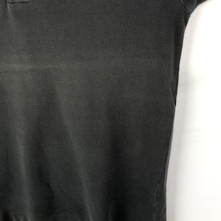 Lacoste LACOSTE Short-Sleeve Polo Shirt, Men's Size S (approx.) cotton black type Vintage Second Hand