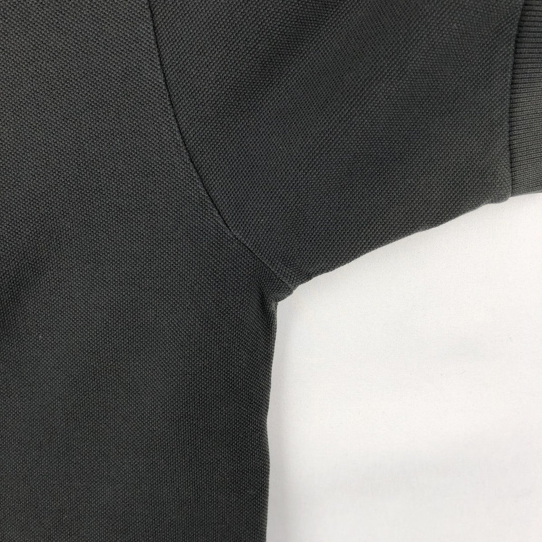 Lacoste LACOSTE Short-Sleeve Polo Shirt, Men's Size S (approx.) cotton black type Vintage Second Hand