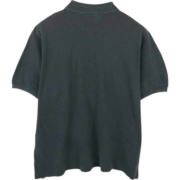 Lacoste Short Sleeve Polo Shirt, Size 9, Men's XXXL cotton black type Vintage Second Hand