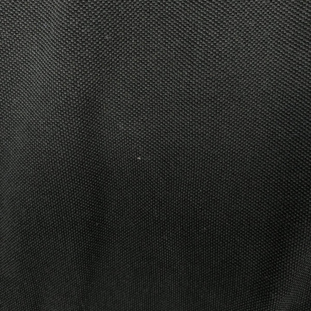 Lacoste Short Sleeve Polo Shirt, Size 9, Men's XXXL cotton black type Vintage Second Hand